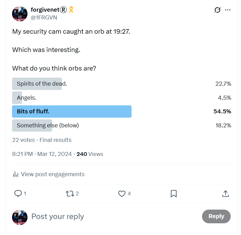 Orb post poll