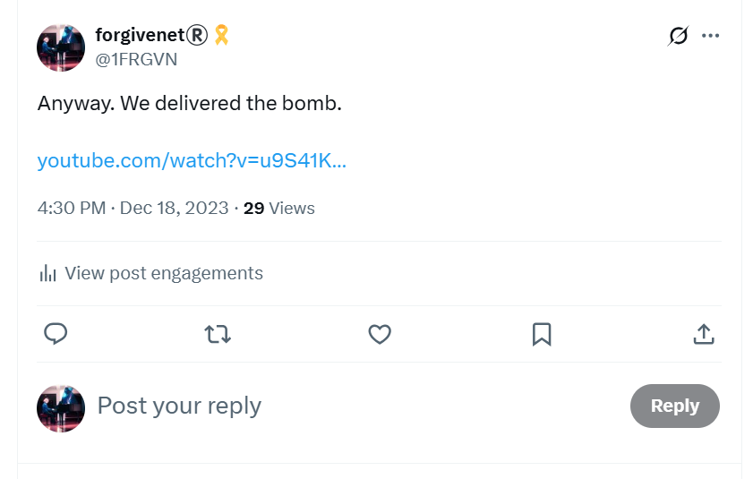 Delivering the bomb