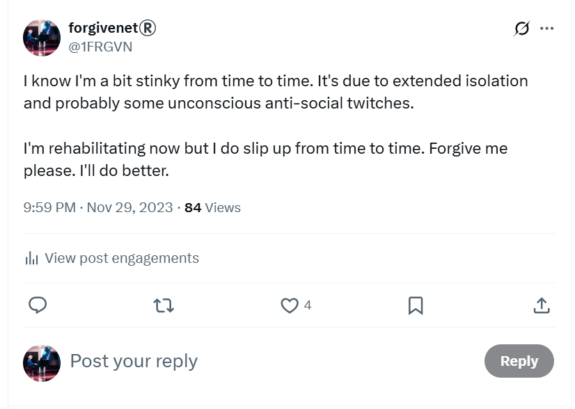 Apologizing for BO