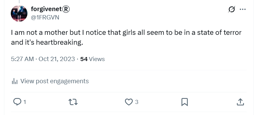 Terrorized girls
