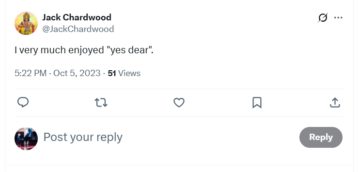 Yes dear