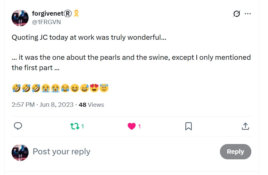 Pearls before swine