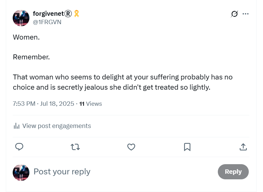 Suffering women